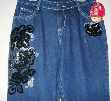 (image for) Girls Denim Jeans Bratz Size 10 - Click Image to Close